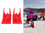 Children's Balanced Car Skis Kids Snowboard Sledge Balanced Scooter Board Ski PartsRed V1294-YM0718-3114200106111