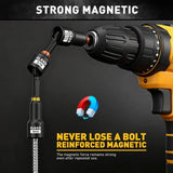ELEAD 58Pc Magnetic Impact Nut Driver Set SAE Metric CR-V Socket Adapter w/case V465-70183