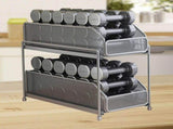 Pull Out Cabinet Organizer 2 Tier Carbon Steel Mesh Large Capacity Easy Maintenance Sliding Basket V1294-YM0706-3118230202311