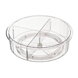 Kitchen Spice Rack Organizer Rotating Turntable - Clear Plastic Countertop Storage for Seasoning V1369-AZ3-W-11046