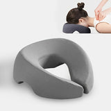 Navy blue Soft O-shaped/U-shaped Face Pillow for Beauty Salons/Spa Massage, Ergonomic Face Pillow, V1106-OXZT004