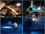 USB Rechargeable Black T6 LED Headlamp with Motion Sensor for Outdoor Camping and Fishing LSB-59155