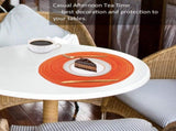 Braided Placemats for Dining Set of 6 - Round 15 inch Woven Heat Resistant Non-Slip Kitchen V1189-WXFWAL-20260319-01090