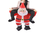 Santa Costume Funny Father Christmas Riding Inflatable Show Party Cosplay Role Playing Props V1294-YM0703-3115230047712