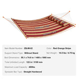 Double Quilted Fabric, 12 FT Double with Hardwood Spreader Bars, 2 Person Quilted V952-HFDCBDZJYZXT62NZ4V0