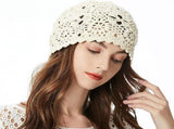 4-Piece Hat - Ladies' cotton crochet hat - - Cotton hat for ladies crochet hats V1188-MS101-02556-1