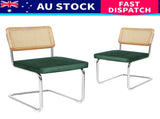 Levede 6xRattan Chair Dining Chairs CH1108-2-GNX3