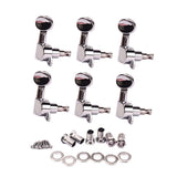 Electric Guitar Machine Heads Plated Silver Tuning Keys Durable Metal Guitar Pegs V1366-AZ2-W-27485