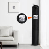 Jumbo Rug Storage Bag with PVC Transparent Window, Large Drawstring Carpet Bag for Rugs up to 912 V1188-CYX-J02-1891