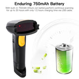 Wireless Barcode Reader Handheld Laser Barcode Reader Both Bluetooth / USB compatible Laser Sca V1294-YM0722-XD02309
