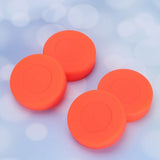 10 Pcs Street Hockey Pucks Durable Orange Rubber Smooth Surface for Practice V1366-AZ2-W-17202