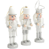 Plated Silver Traditional Nutcracker Xmas Decoration for Home and Office V1366-AZ2-W-13546
