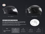 Full Face Motorcycle Helmet Motocross Helmet with Bluetooth Slot V952-MTCQKOZBSMHSVYL17V0