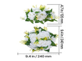 Flower Balls Arrangement Bouquet 10 PCS, 240 mm Diameter Artificial Flower Balls Wedding Rose V952-ZSHQQXBS95IN2EZMO001V0