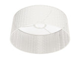 Drum Lamp Shade E27 E14 Clip Fir Leaf Shape Hollow Out Metal Decorative Lampshade Cover for Table V1294-YM0703-3119230016911