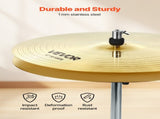 Cymbal Pack, 3 Pieces Cymbals for Drum Set, Alloy Cymbals Drum Set Includes 35.5 cm Hi-Hats, 40 cm V952-CPTZCPTZ3ZXGGQ223001V0