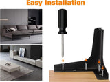 Set of 4 black furniture - furniture - triangular metal furniture - DIY coffee table V1188-MS101-03072-1