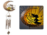 Decorative Mobiles Moon Fairy Gifts, Solar Sports Fan Wind Chimes,Gifts for Mom,Gifts for V1370-AZ4-01221