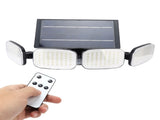 Solar Wall Light Solar Fourhead 200LEDs Wall Lamp for Garden Pathway Courtyard Street V1294-YM0901-3119210089211