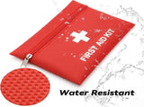 6 Pcs Red First Aid Bag,Tutuviw Empty First Aid Kit Pouch,Compact Portable Medical Bag for V1189-WXFWAL-20260319-00356