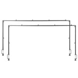 Over The Table Rod Stand with Clamps, 13"-42" Tall & 28"-98" Length Adjustable, 2 Packs Table Arch V952-ZSGJ2JHSBDTTEYQ85001V0