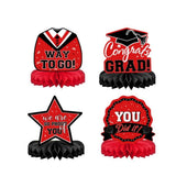 Graduation Decorations Themed Set, Congrats Grad Banner Class of Background Balloons Streamers Kit, V1369-AZ3-W-13571