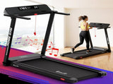 Everfit Treadmill Electric Home Gym Fitness Exercise Fully Foldable 450mm Black TMILL-CHI-450-M610-BK