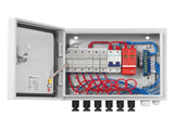Solar PV Combiner Box 6 String 15A for Solar Panel System Steel Case IP65 V952-GFHLX6HL15ATXZH6YY3