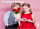 Flower Wrapping Paper 46.5x18cm White Pink Black 30 Sheets Gift Bouquet Packaging V1258-DP02-BOL-704