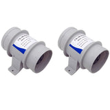 2pcs 3 Inch in-Line Blowers Boat Bilge Blower Cool Fan Marine Cabin Ventilation 12V,RV and Marine V1366-AZ2-W-17764