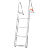 Dock Ladder, Removable 4 Steps, 350 lbs Load Capacity, Aluminum Alloy Pontoon Boat Ladder with 4'' V952-MTXTCXSJFHXJDMGF9V0