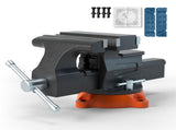 16.7cm Bench Vise Anvil Swivel Locking Base Heavy Duty Ductile Iron Vice V952-DGNTQDXZSYC65J49IV0