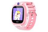 4G Smart Phone Watch Dual Positioning Alarm Water-Resistant Smart watch-Pink V1263-JX-7692-3