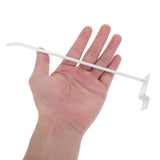 20Pcs White Slatwall Peg Hooks for Supermarket Display Stable Load Bearing Retail Organizer V1192-AZ-W-28447