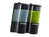 Manual Liquid Soap Dispenser 2 Chambers 480ml Leakproof Wall Mount Soap and Shower Dispenser for V1294-YM0901-3112250029012