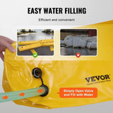 Flood Barriers, Sandbag Alternative Flood Bags 4 Pack, Flood Barrier for Home, Water Barriers for V952-FXRSD48IN9INJATDDV0