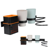 Multifunctional Space Aluminum Bathroom Storage Rack Hair Dryer Toothbrush Holder V1294-YM0901-3112200098311