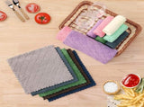Homaxy 12 Pack Kitchen Dish Cloths Kitchen Towels Dishcloths Set, 12 x 12 V1258-DP02-F-162