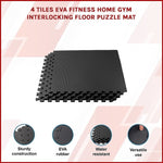 4 Tiles EVA Fitness Home Gym Interlocking Floor Puzzle Mat V63-799367