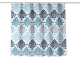 Polyester Striped Painting Shower Bath Curtain Waterproof Bathroom Curtain V1294-YM0901-JY28888-01