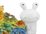 Solar Snail Statue Waterproof Cute Snail Figurine Succulents Garden Ornament Solar Lights Lawn V1294-YM0901-3111240063511