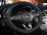 Car Steering Wheel Cover - 3D Honeycomb Breathable Mesh - Anti-Slip Sweat-Absorbent Grip for V888-ELOSUNG54999-2