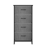 Artiss Chest of 4 Drawers Storage Dresser Tallboy Grey DIY-CDR-4D-GY
