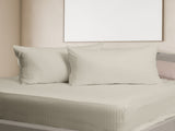 KENSINGTON 1200TC COTTON SHEET SET IN STRIPE-KING - SAND ABM-202141