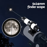 Portable 150X HD Astronomy Telescope with Tripod Optical Outdoor for Kids Adults TELESCOPE-TRI-BAK7-3M-WH