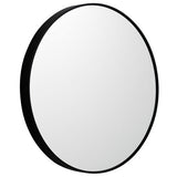 Metal Round Mirror 100cm - Black V292-MIRR-ARCH0031