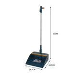 1 Set Foldable Broom & Dustpan Combo, Rotatable Durable Cleaning Tool Sweeping Kit for Home, V1366-AZ2-W-21167