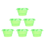 10Pcs Slug Collars PP Green Transparent Slug Snail Protective Collar Garden Cloches for Household V1294-YM0901-3111240249611