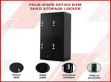 Four-Door Office Gym Shed Storage Locker V63-834631