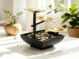 Table Top Water Fountain Indoor with Yellow Light for Home Office Decor
Indoor Water Fountains with V1107-CS-VOBDWJES31